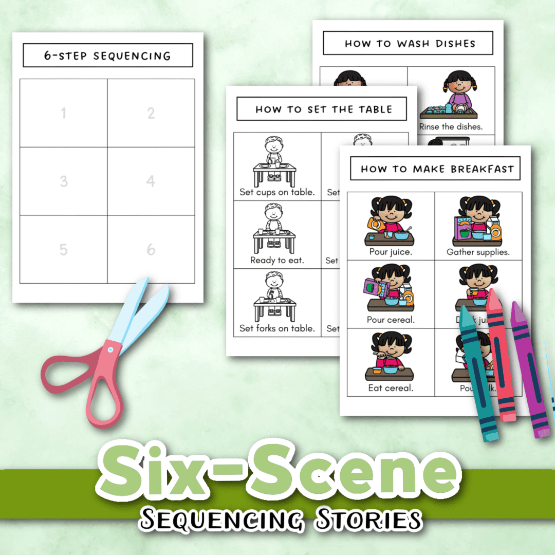 Free Printable 6 Scene Sequencing Cards