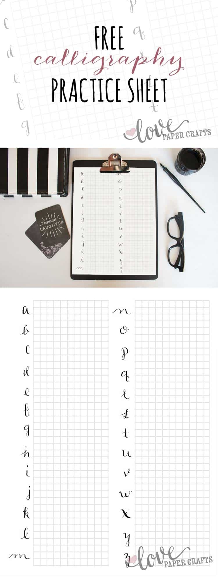 Free Printable Calligraphy Practice Sheets