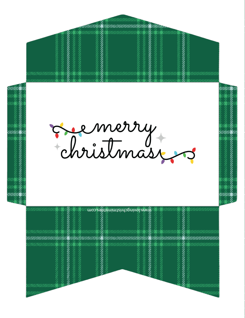 Free Printable Christmas Cash Envelopes Loving Christ Ministries Worksheets Library