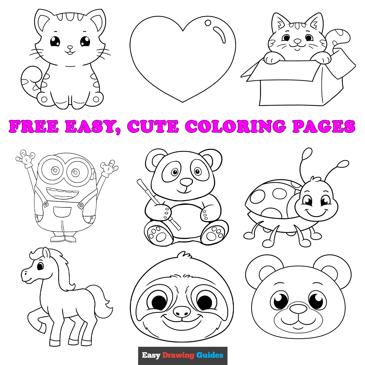 Free Coloring Pages For Kids/Printables