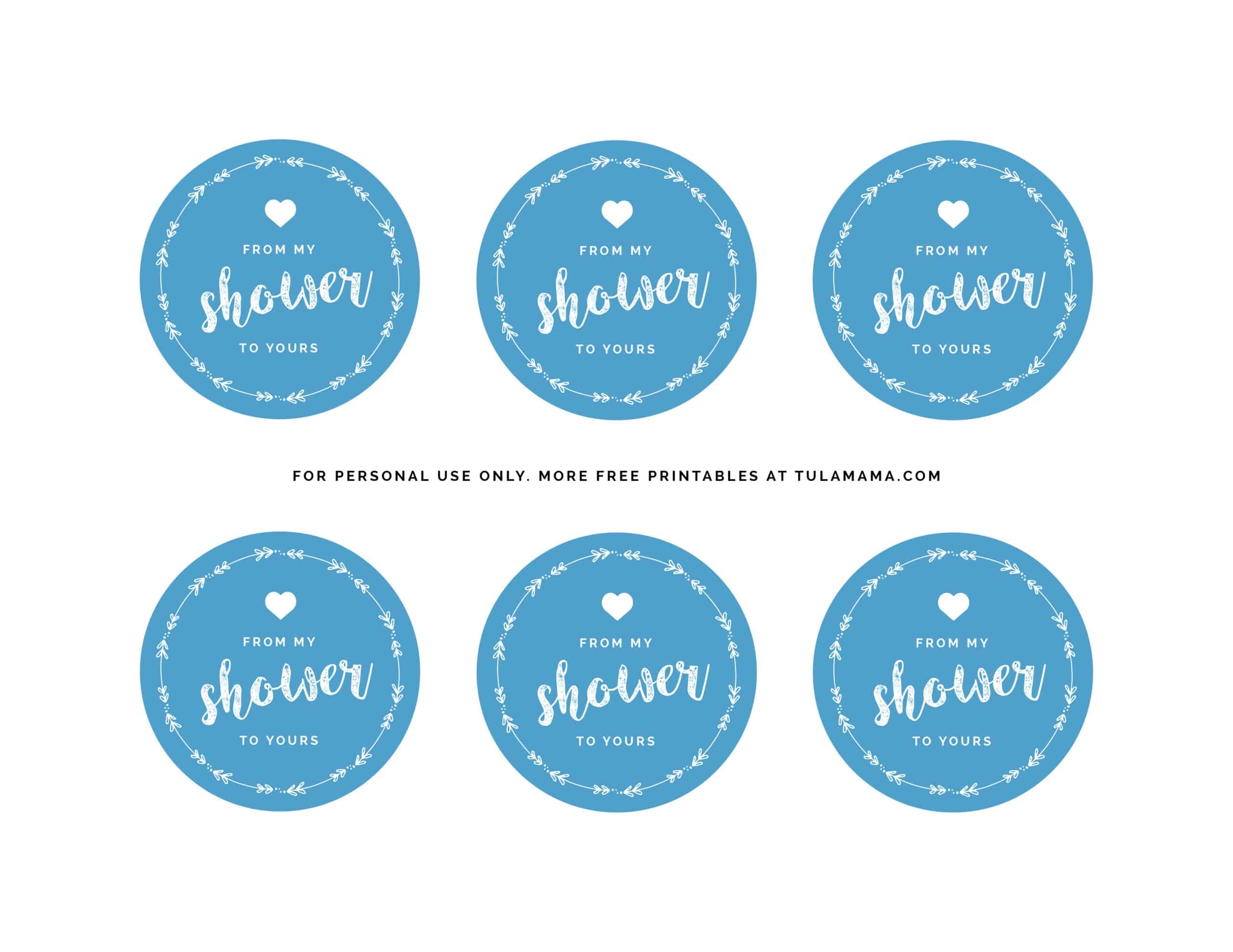From Our Shower To Yours Printable