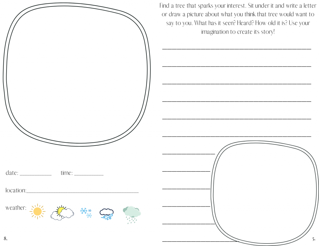 Free Printable Kids Nature Journal My Simple Wild