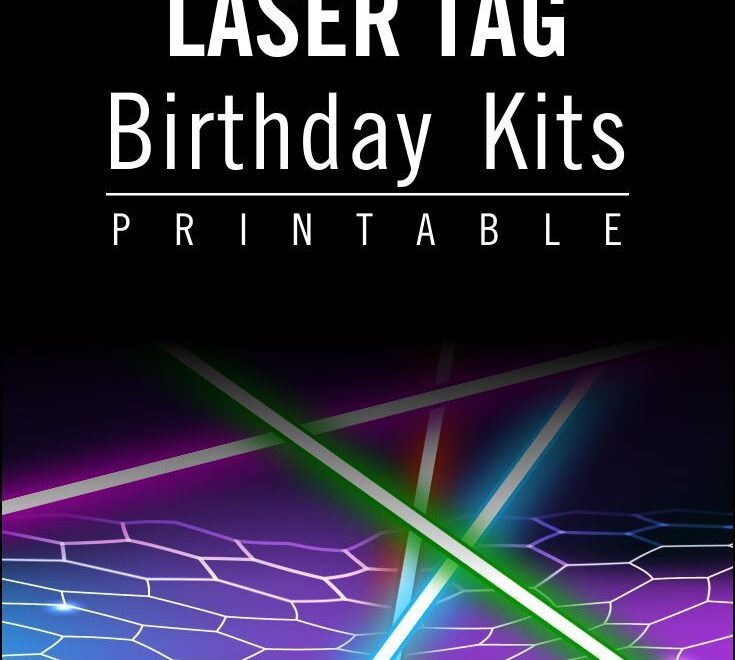 Free Printable Laser Tag Birthday Party Kits Template