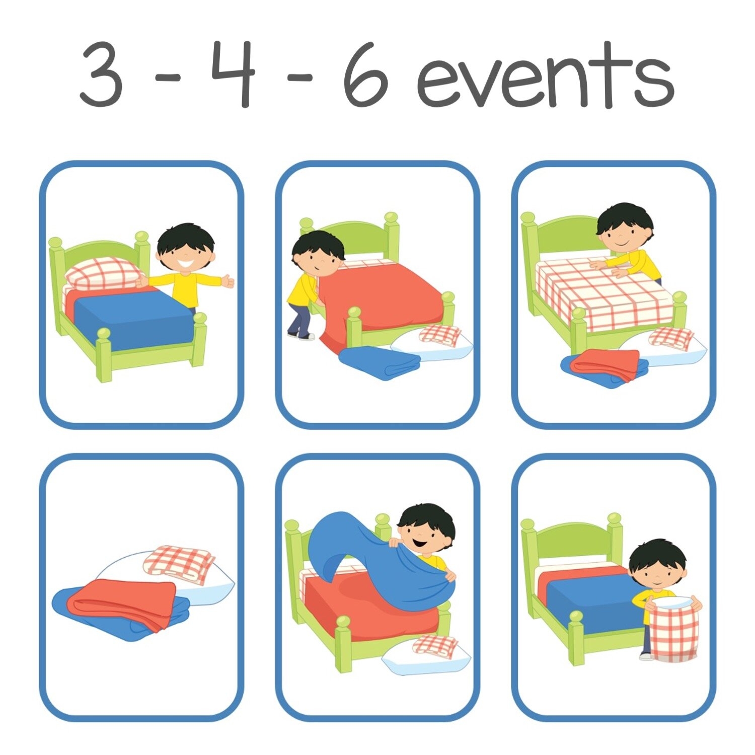 6 Step Sequencing Pictures Printable