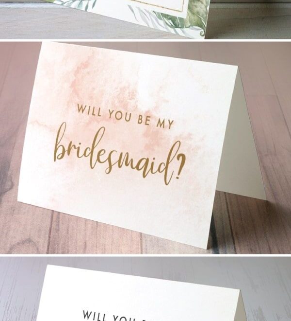 Free Printable Will You Be My Bridesmaid Cards Volume 2