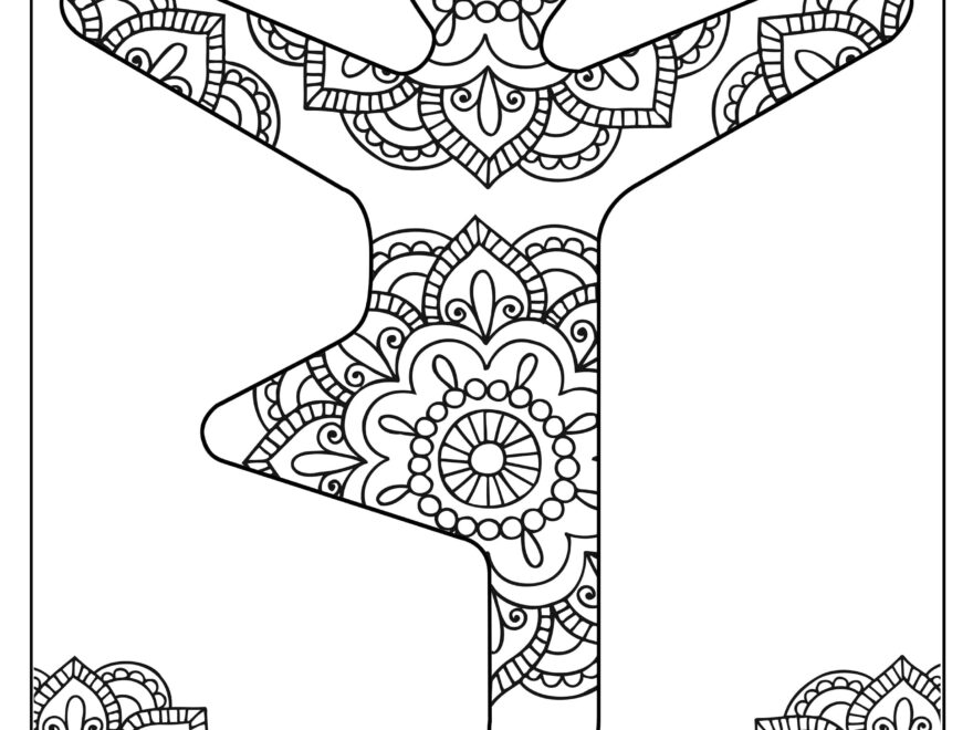 FREE Printable YOGA Coloring Page Yummi Yogi