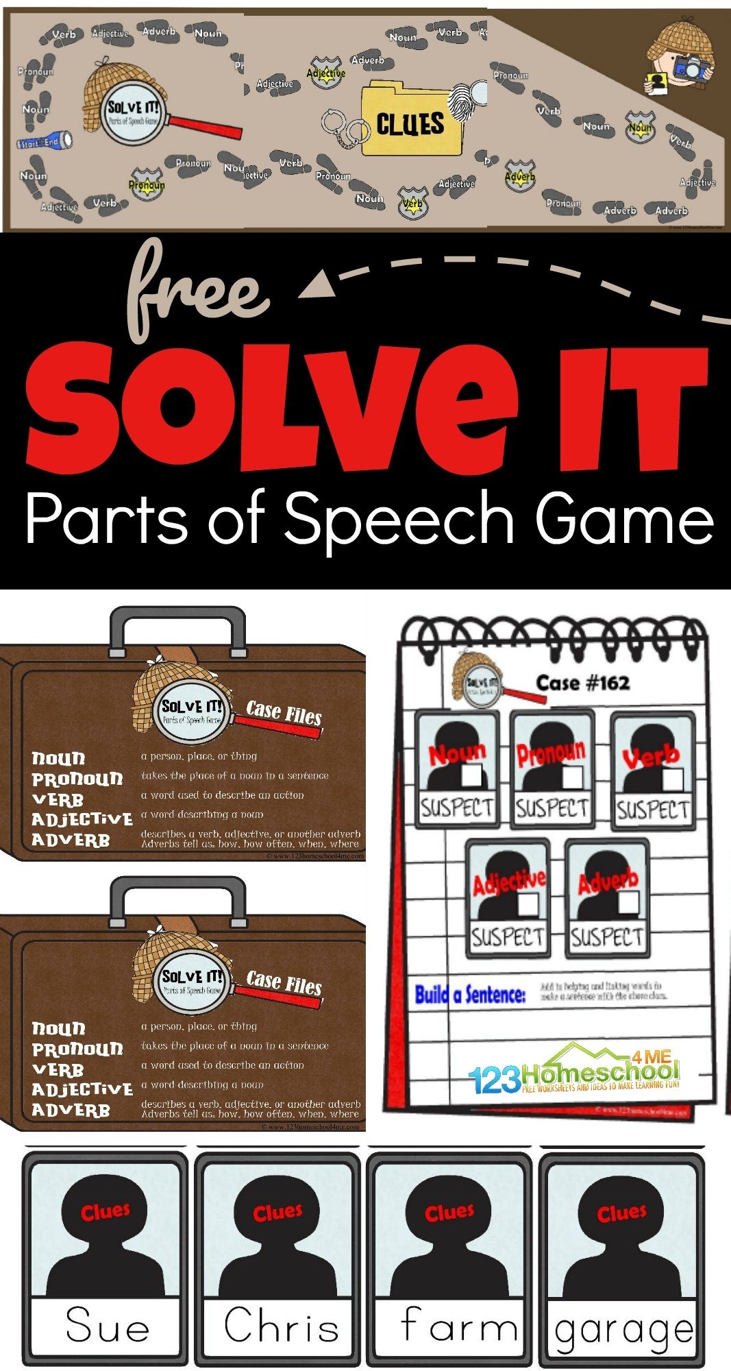 Printable Language Arts Games For Middle School