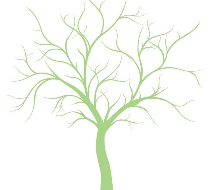 FREE Wedding Thumbprint Tree Style Guest Book Thumbprint Tree Template