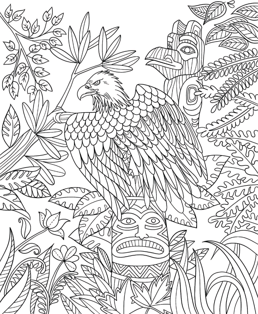Freebie Friday 11 09 18 Native American Spirit Coloring