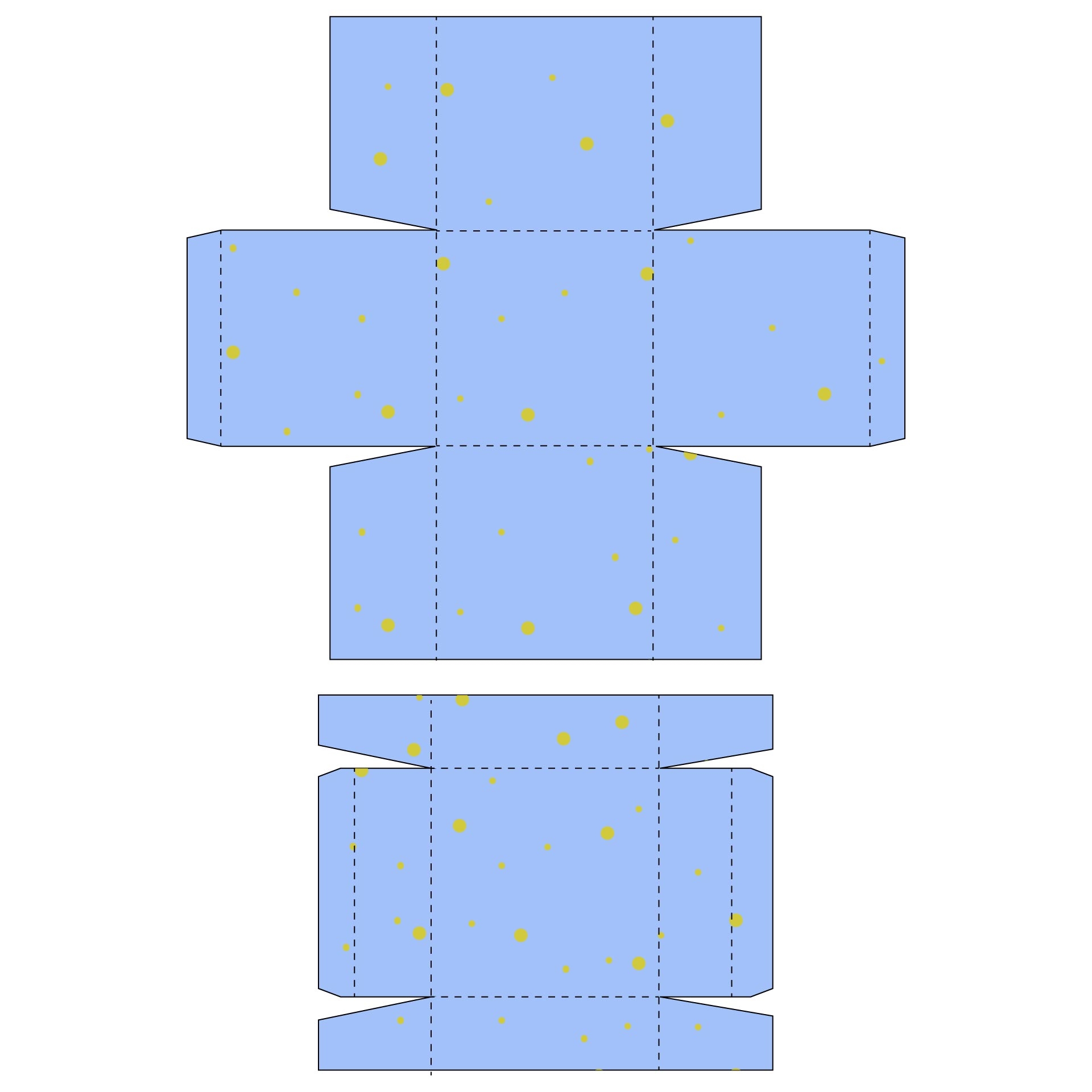 Printable Gift Box Template With Lid