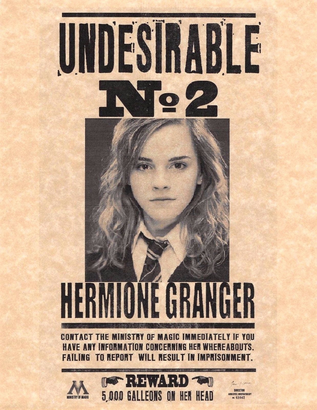 Harry Potter Wanted Posters Printable Free Printable Party Favors