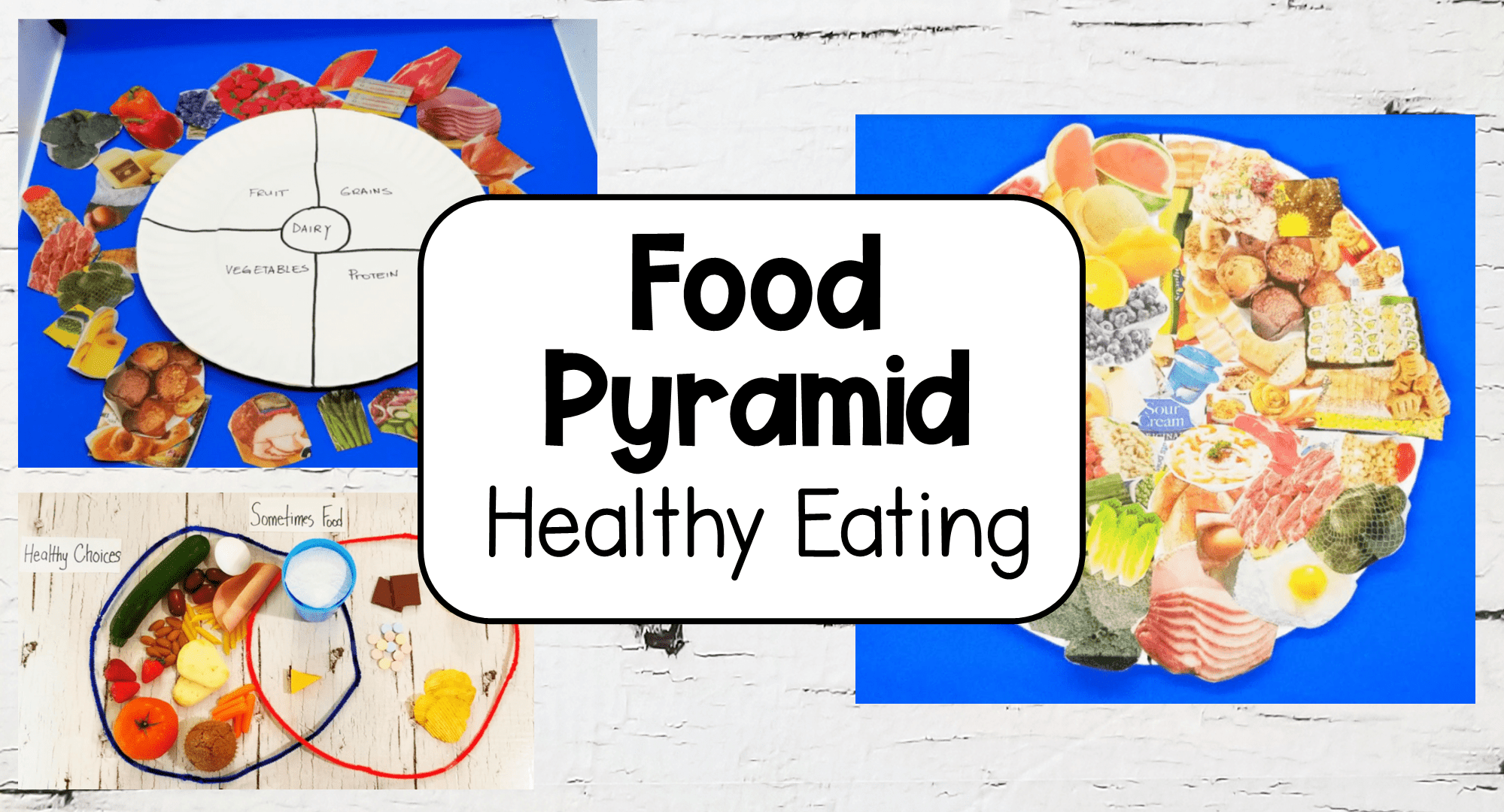Healthy Eating And Food Pyramid For Kids 