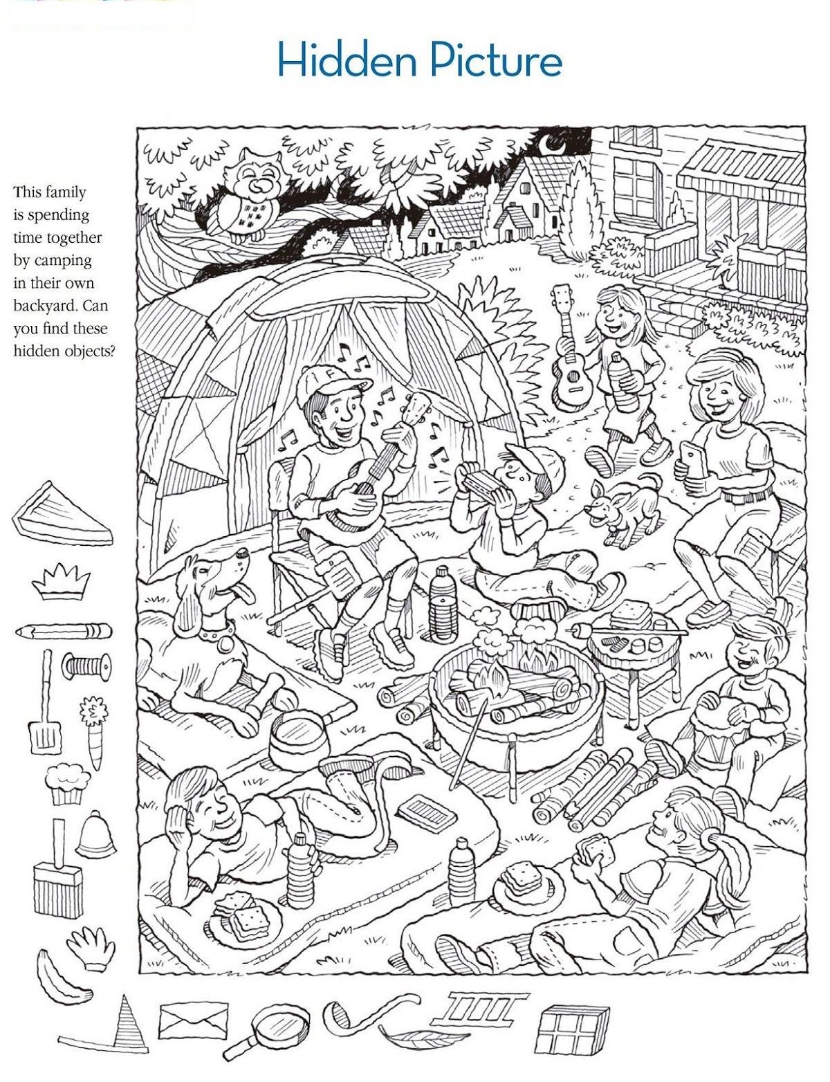 Christmas Hidden Objects Printable Difficult