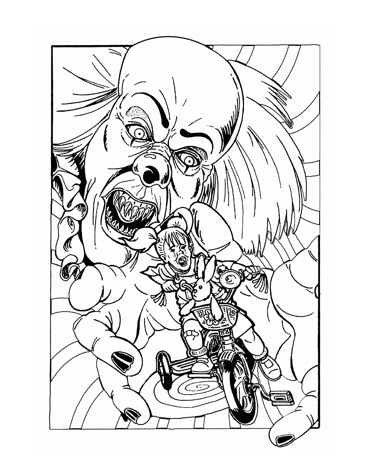 Free Printable Horror Coloring Pages
