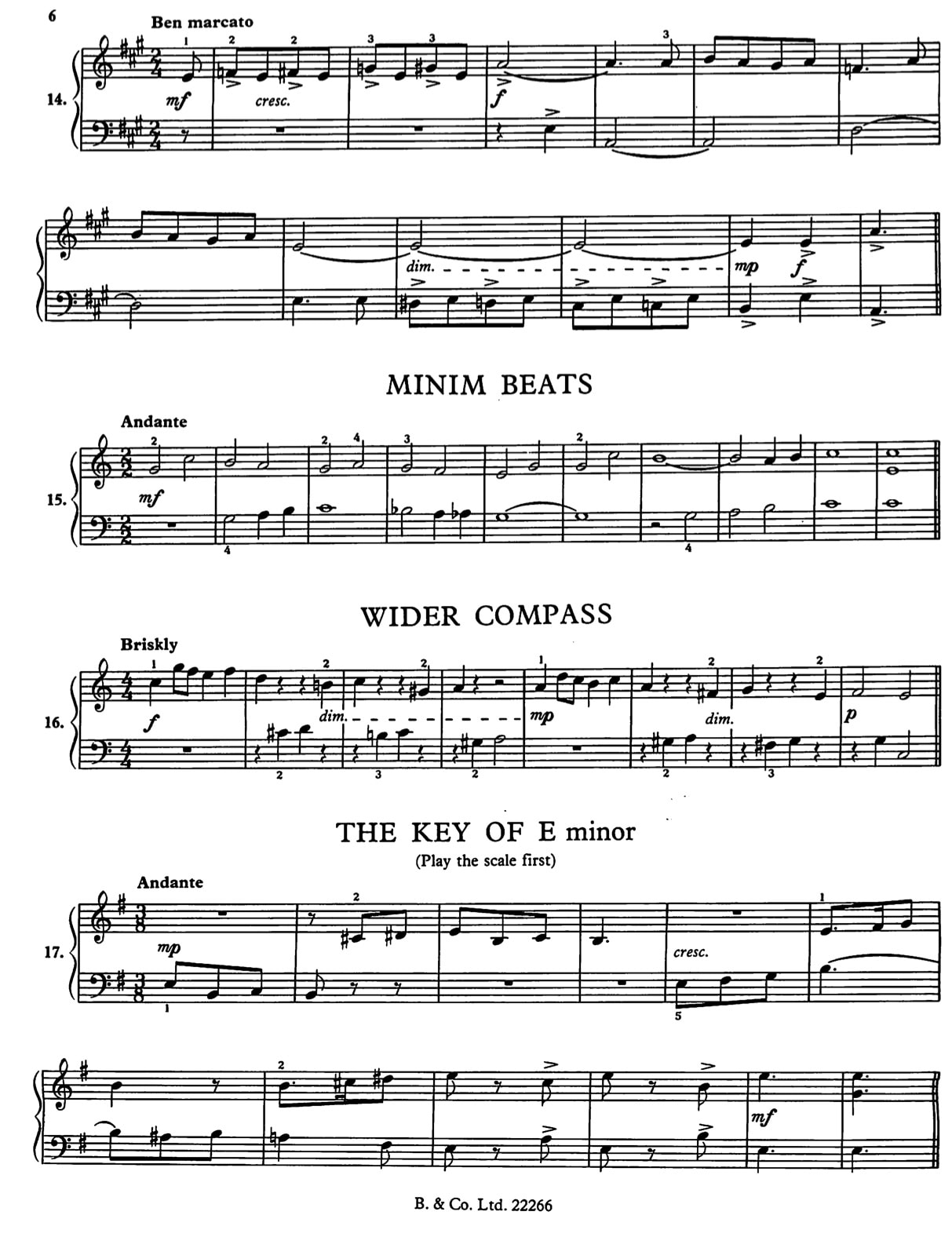 Piano Sight Reading Exercises Printable