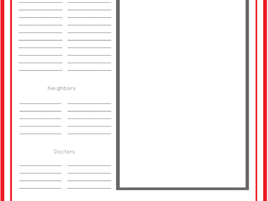 How To Build An Emergency Grab Go Binder FREE Printables House By The Preserve