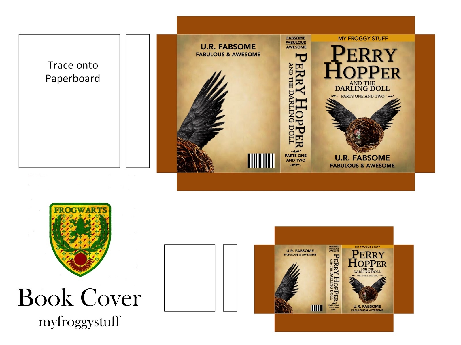 How To Make A Miniature Harry Potter Book For Dolls Free Printables