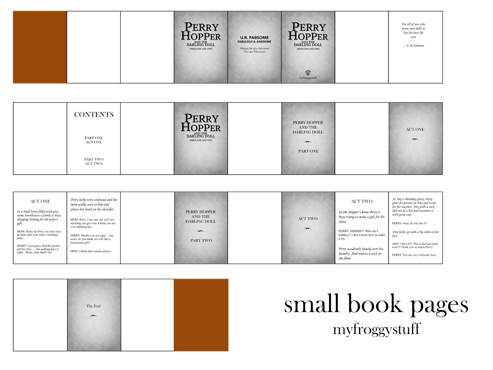 How To Make A Miniature Harry Potter Book For Dolls Free Printables