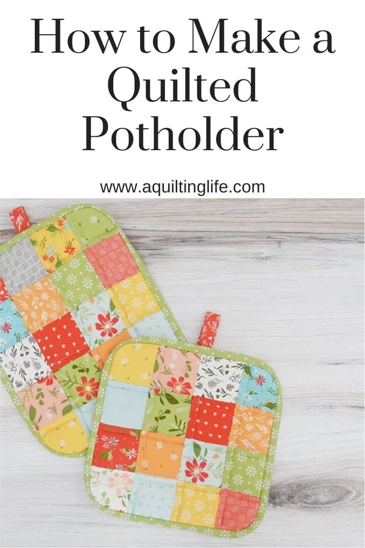 Free Printable Mini Pot Holder Sewing Pattern