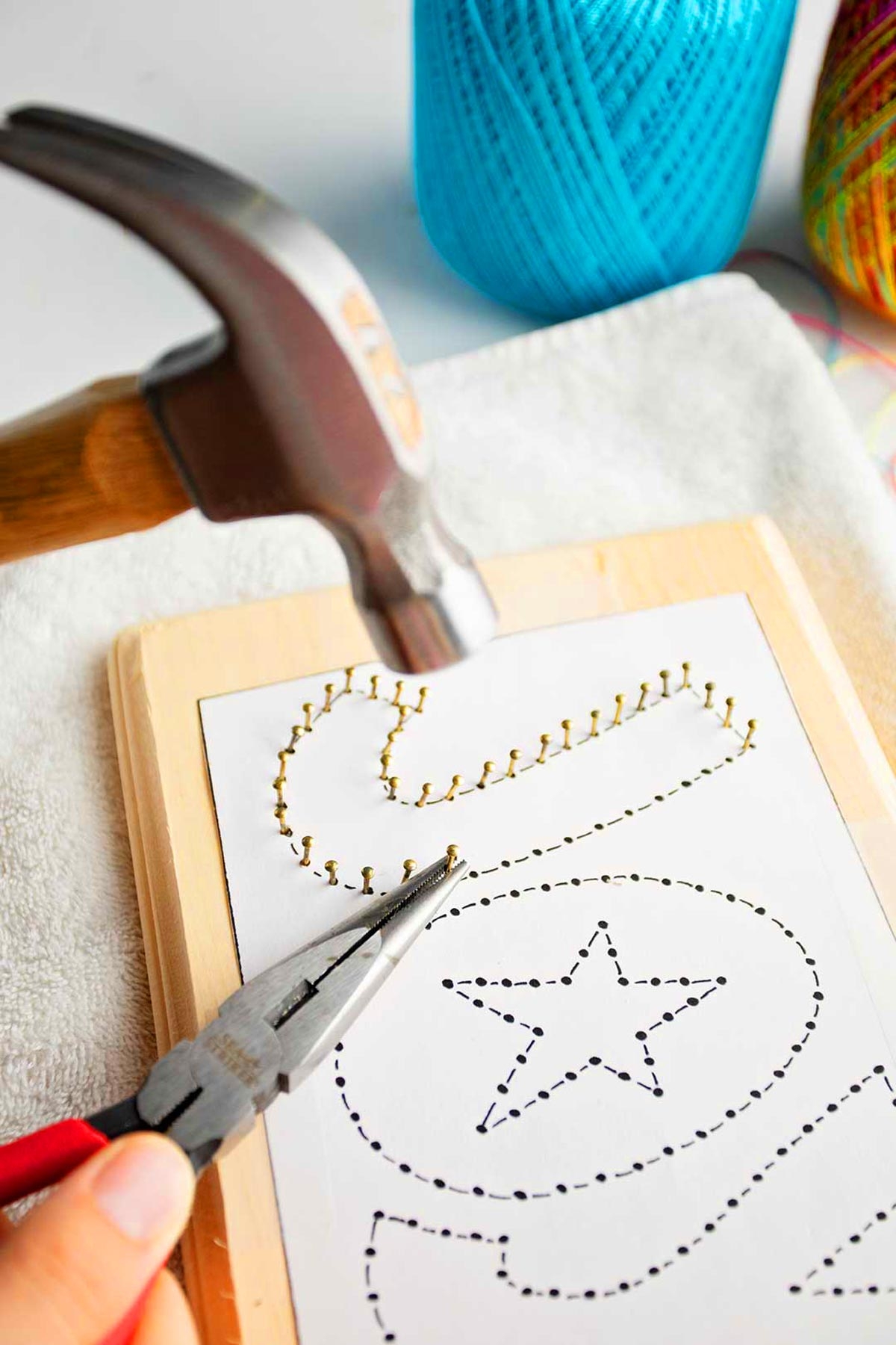 How To Make Simple String Art For Beginners Welcome To Nana s