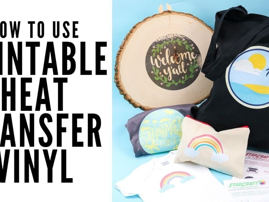 How To Use Printable Heat Transfer Vinyl YouTube