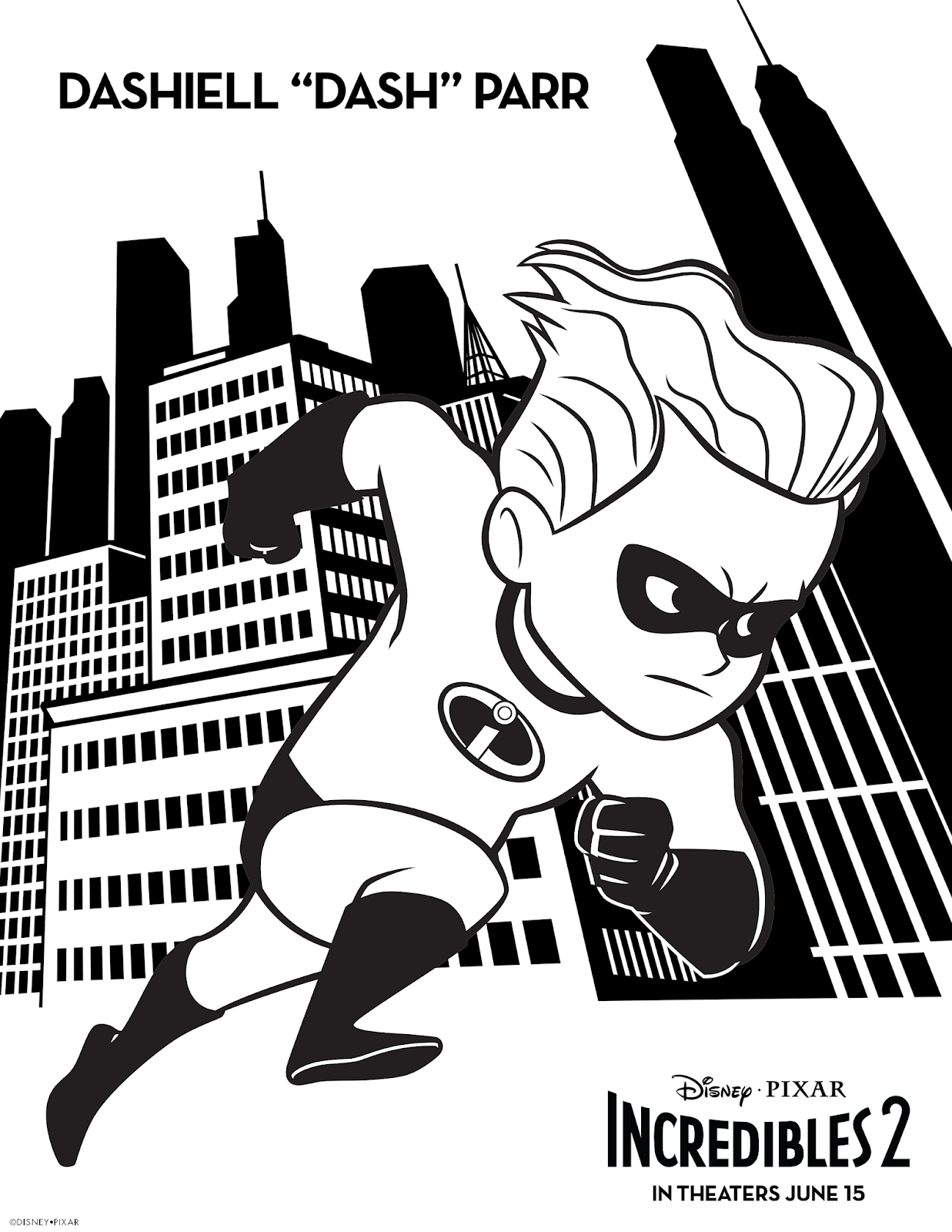 Incredibles 2 Now In Theaters FREE Coloring Sheets Activities Nanny To Mommy