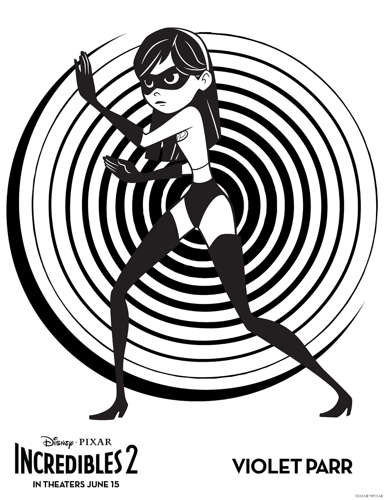 Incredibles 2 Now In Theaters FREE Coloring Sheets Activities Nanny To Mommy