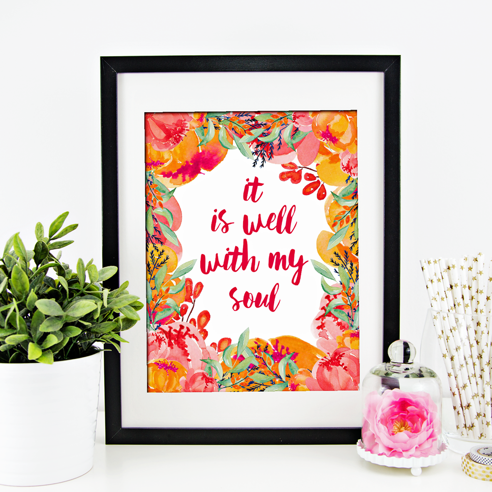 It Is Well With My Soul Free Printable