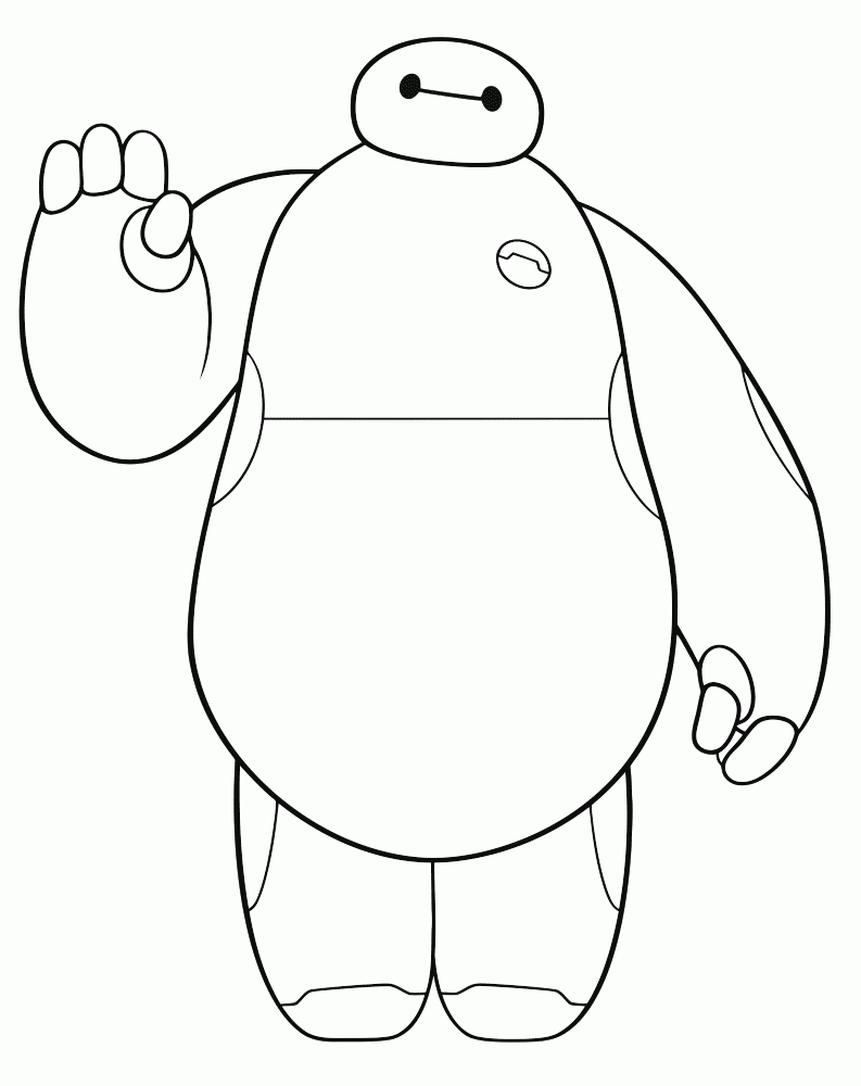 Kids Under 7 Big Hero 6 Coloring Pages