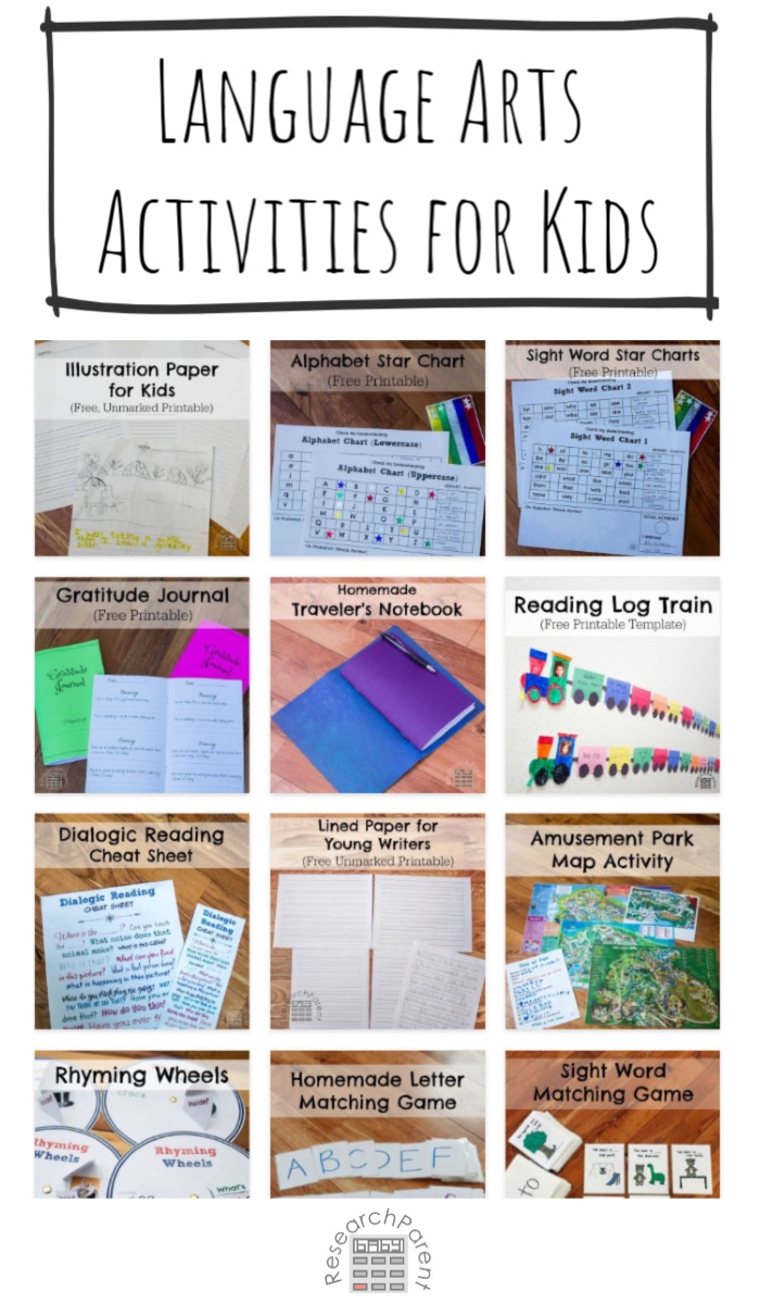 Language Arts Activities For Kids ResearchParent