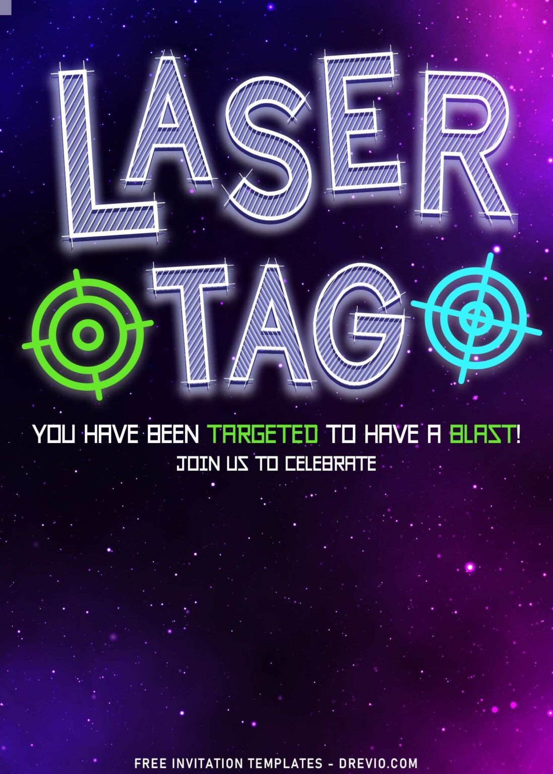 Laser Tag Invites