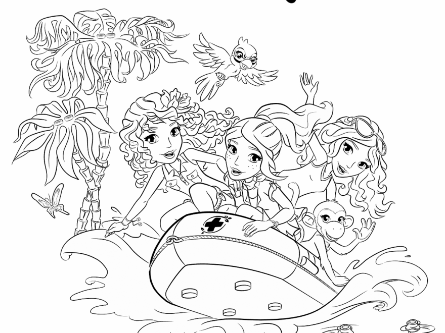 Lego Friends Coloring Pages Printable Coloring Pages FREE