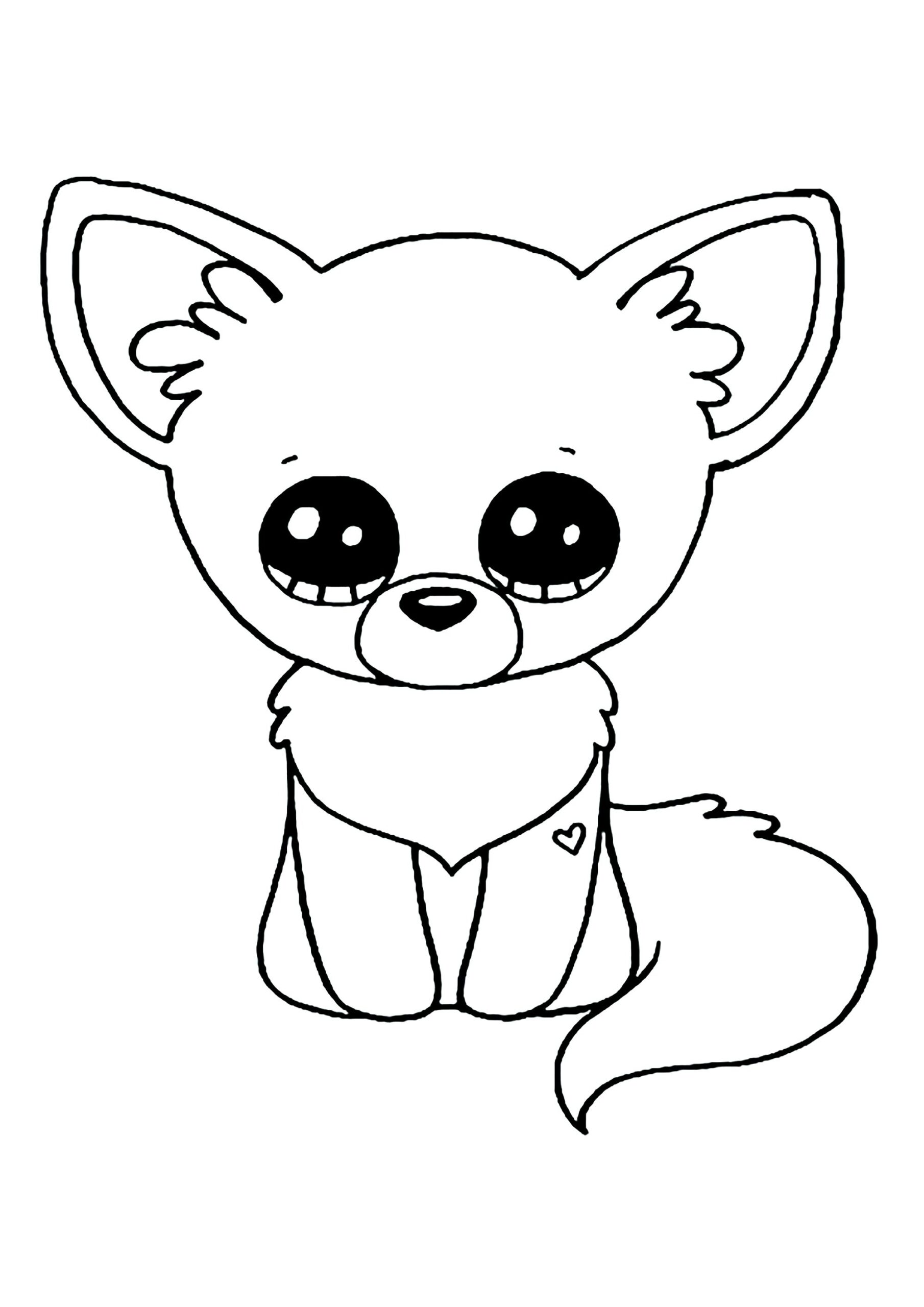 Little Fox Beanie Boo Beanie Boo Coloring Pages