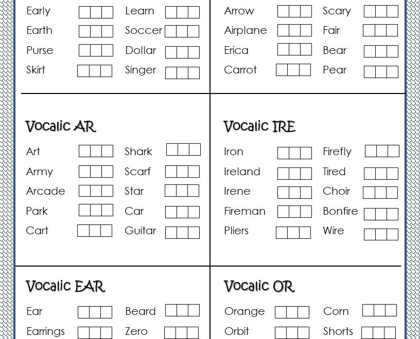 Mastering Vocalic R Engaging Worksheets For Speech Therapy Success