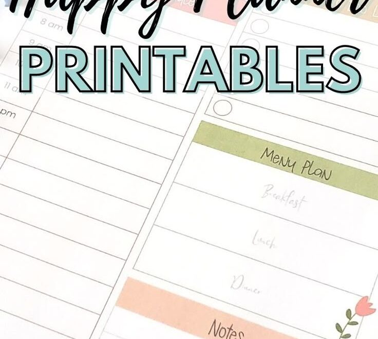 My Top 10 Free Happy Planner Printables