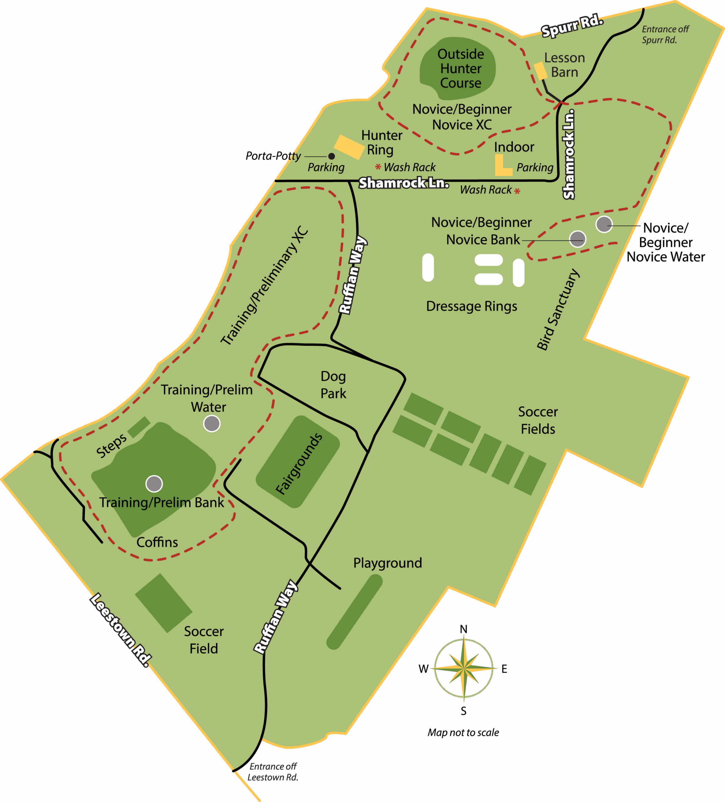 Park Map Masterson Equestrian Trust