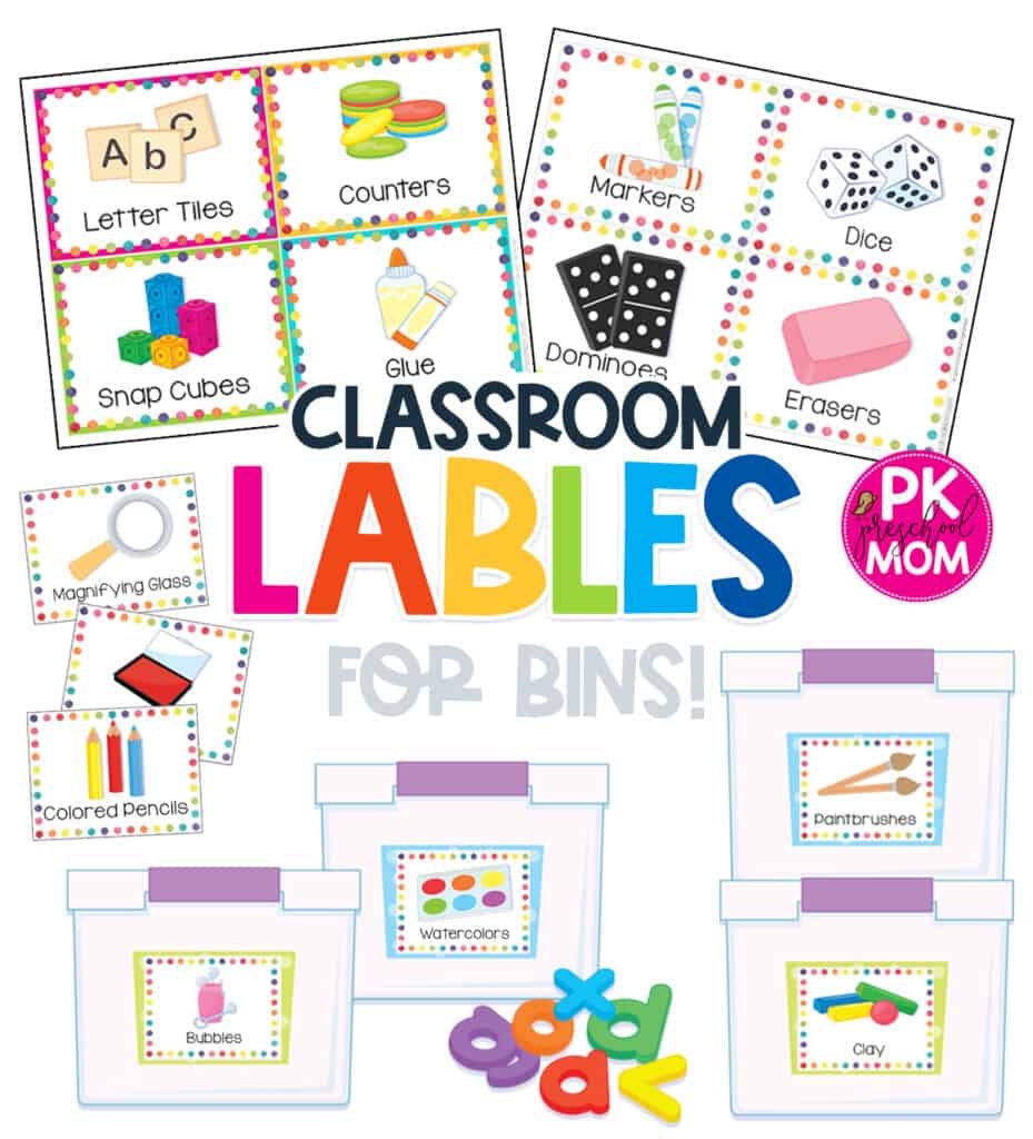 Printable Center Signs For Preschool