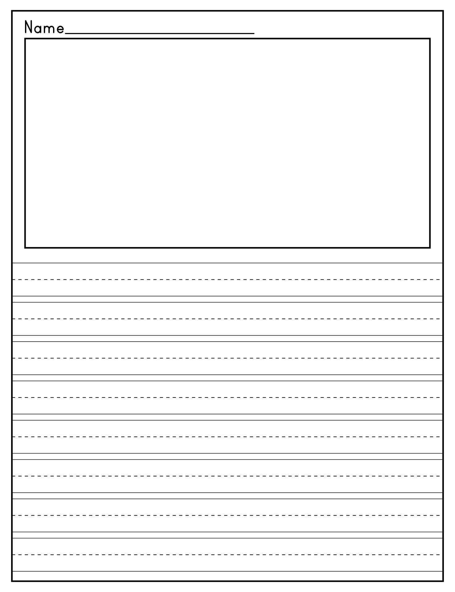 Primary Writing Paper Template 10 Free PDF Printables Printablee