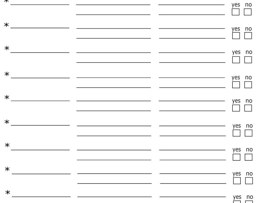 Printable Baby Shower Guest List Coolest Free Printables