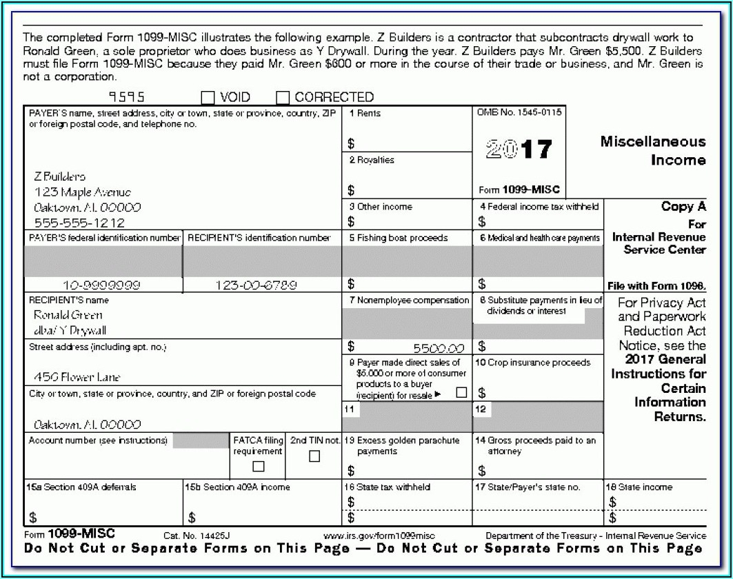 Blank 1099 Form 2025 Printable