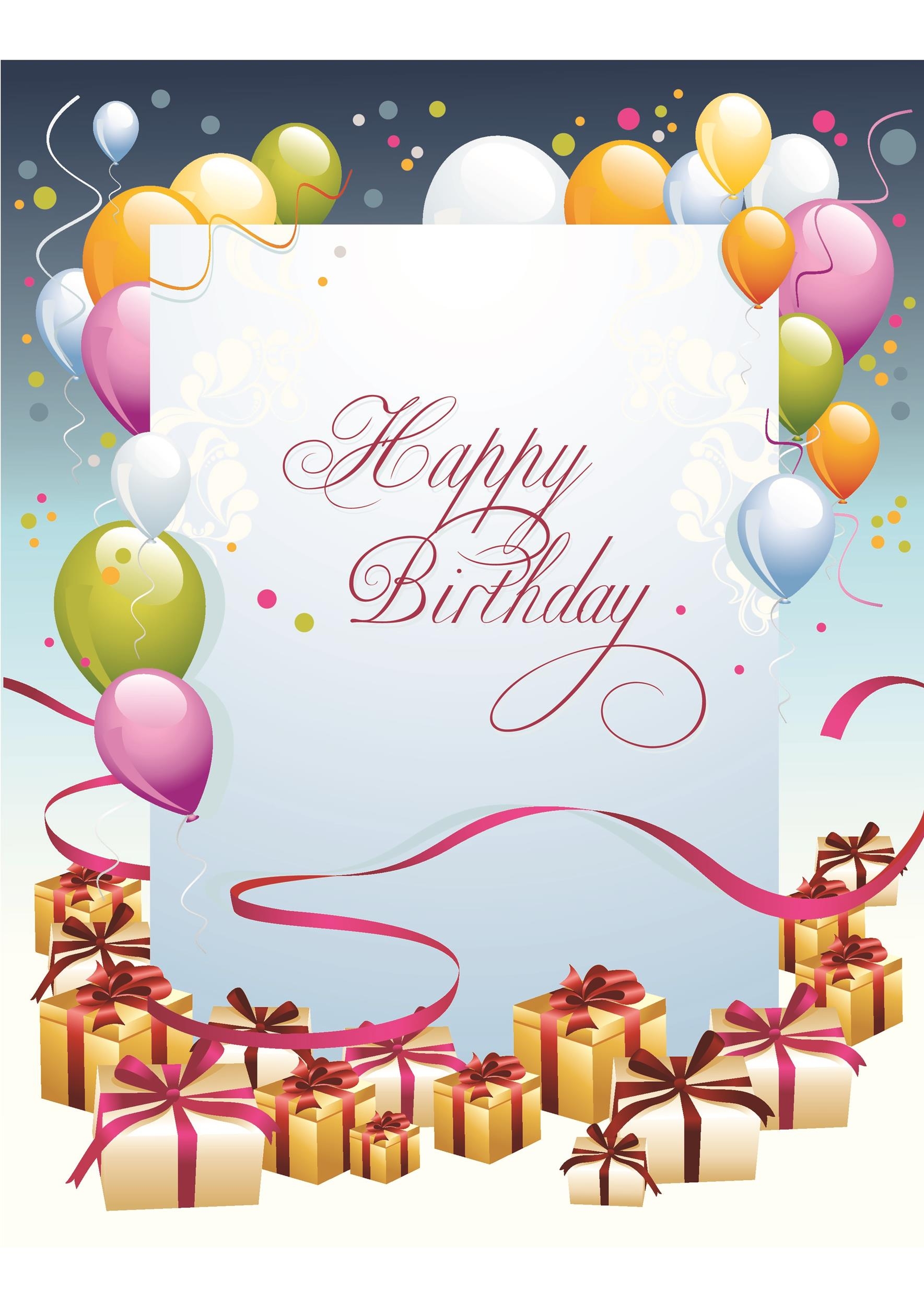 Birthday Cards Free Download Printable