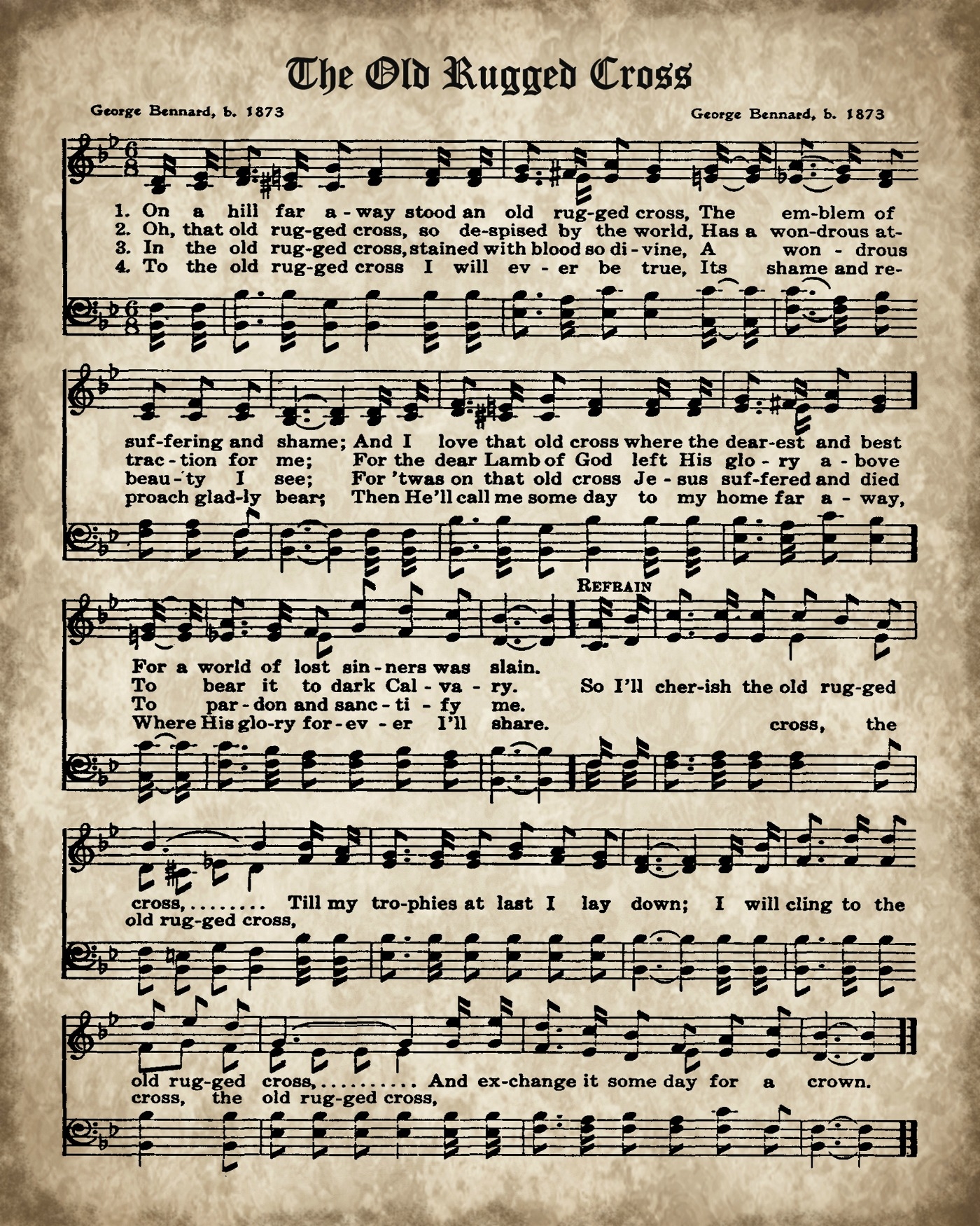 Free Printable Hymnal Sheet Music