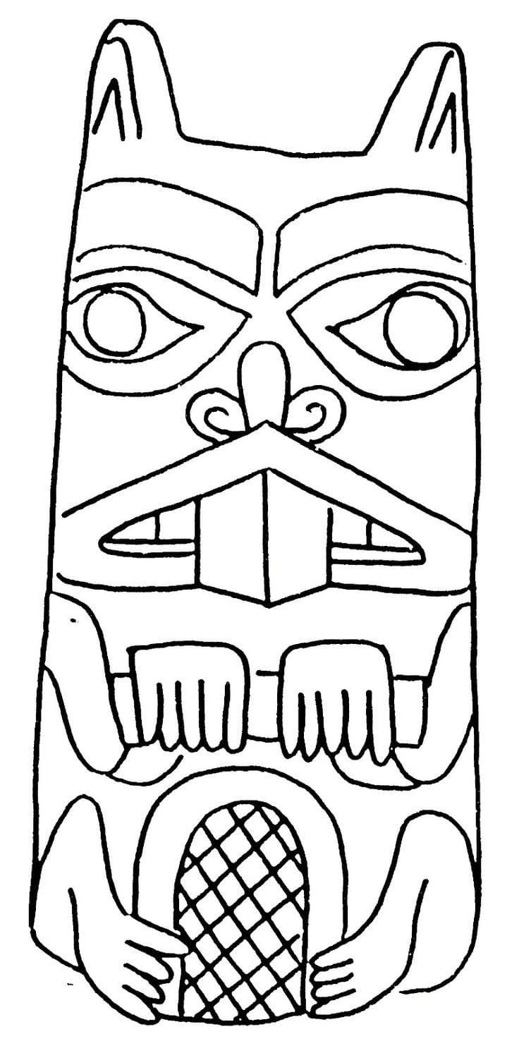 Animal Totem Pole Images Printable
