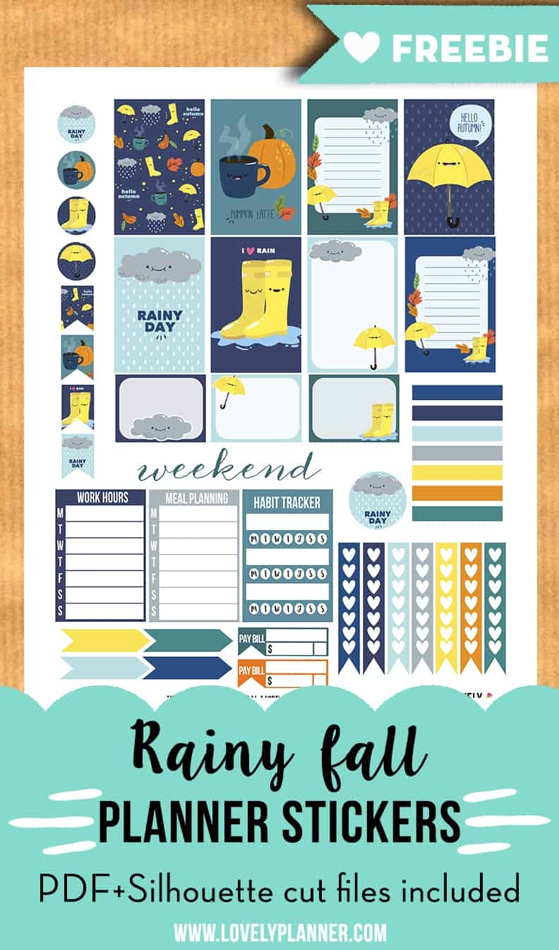 Free Planner Printable Sticker Kits