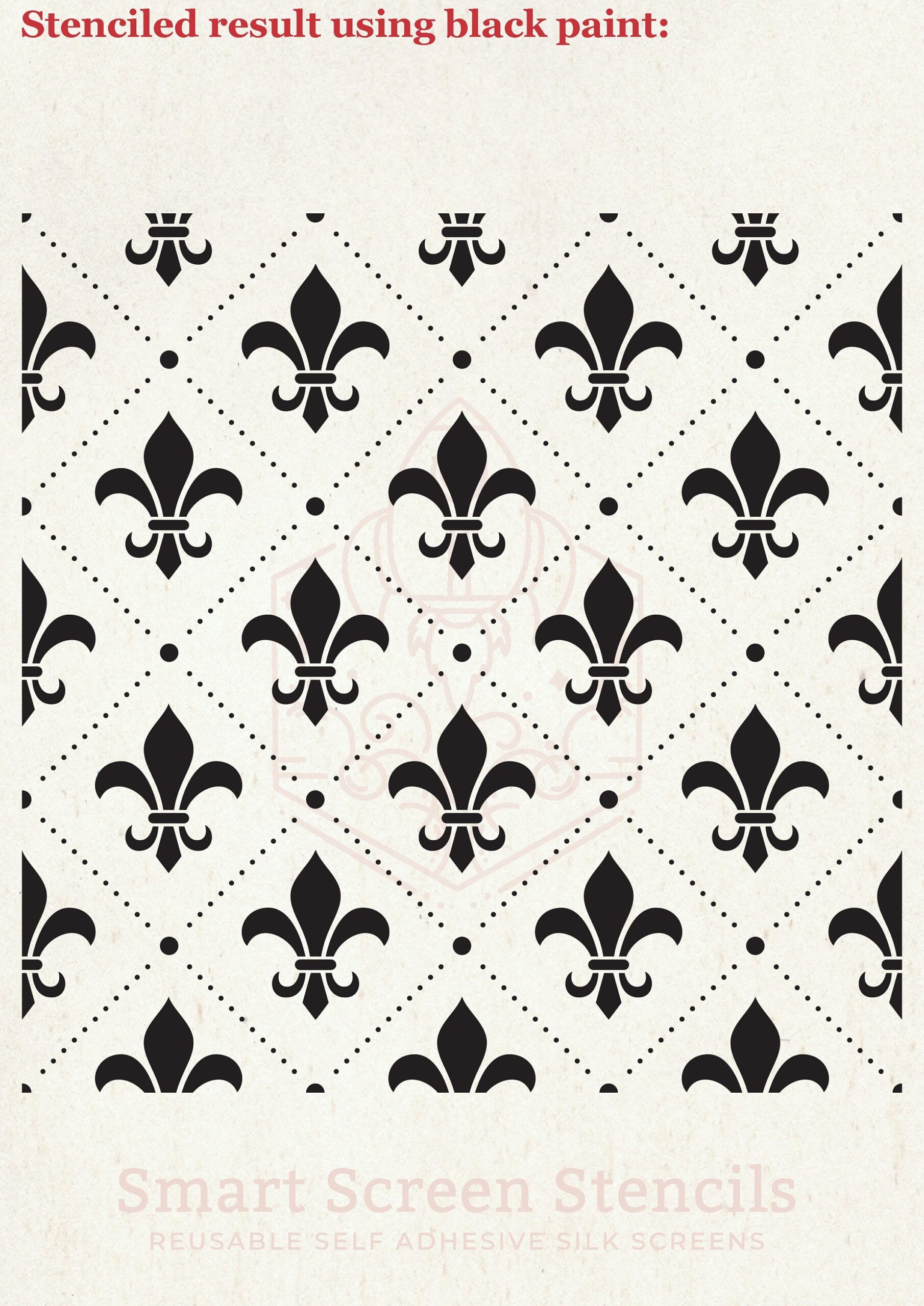 Fleur De Lis Stencil Large Printable