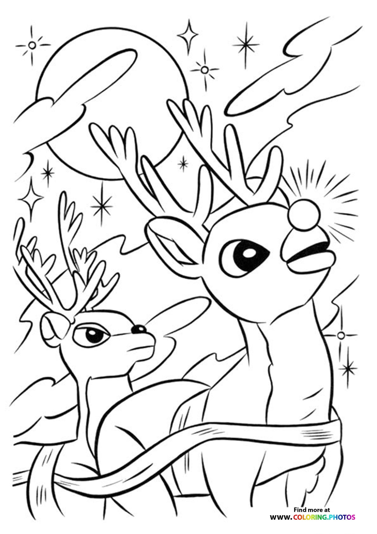 Free Printable Rudolph The Movie Christmas Picture