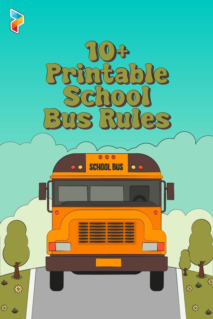 School Bus Rules 14 Free PDF Printables Printablee
