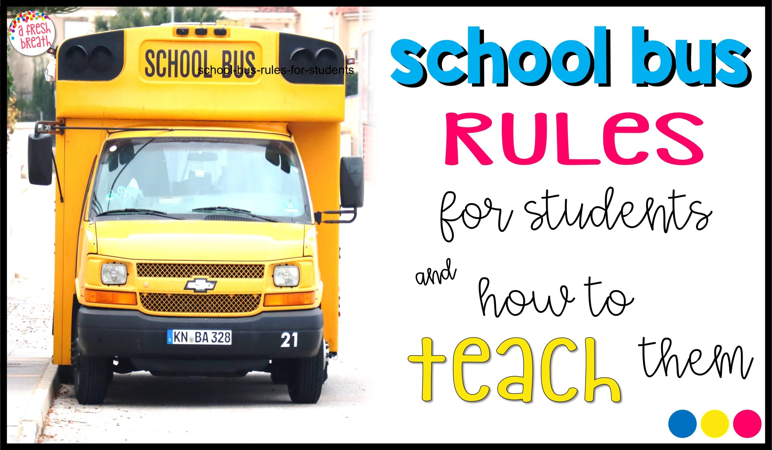 Free Printable School Bus Rules