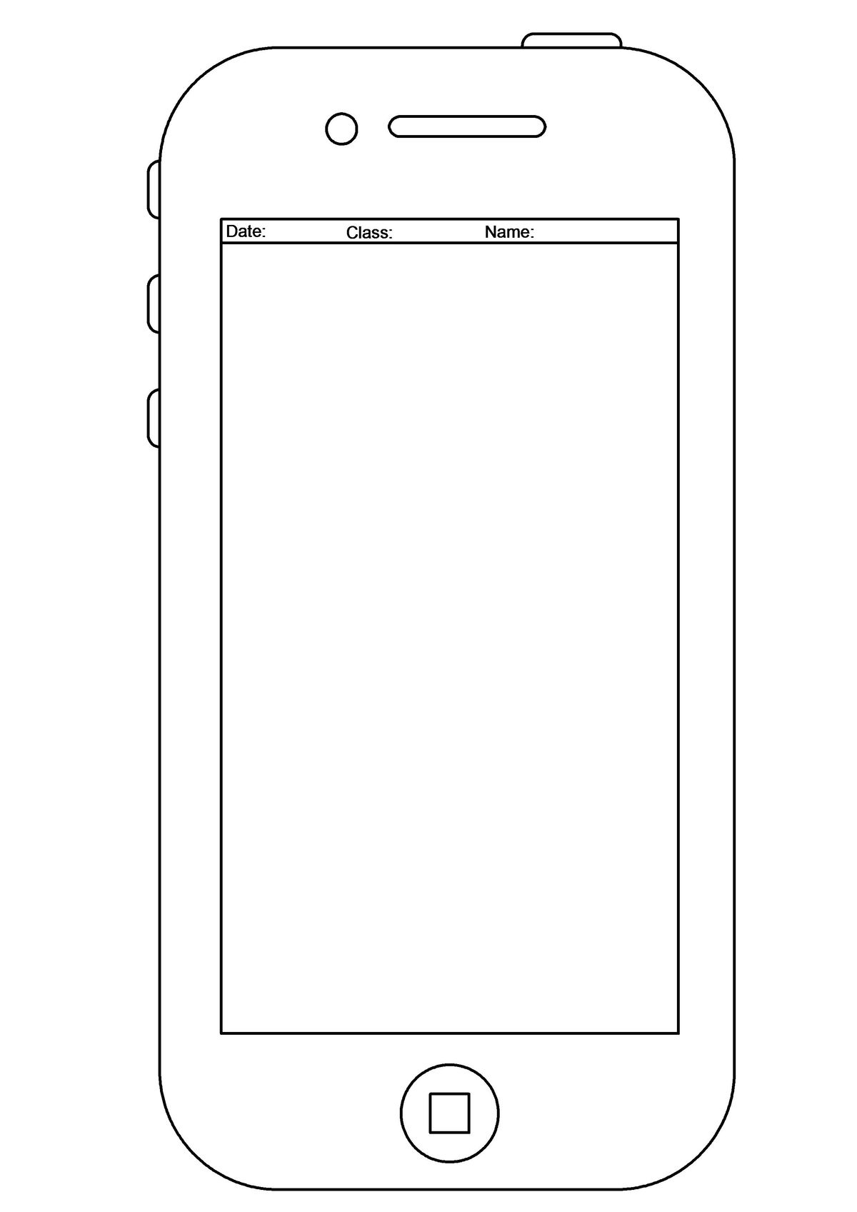 Selfie Template