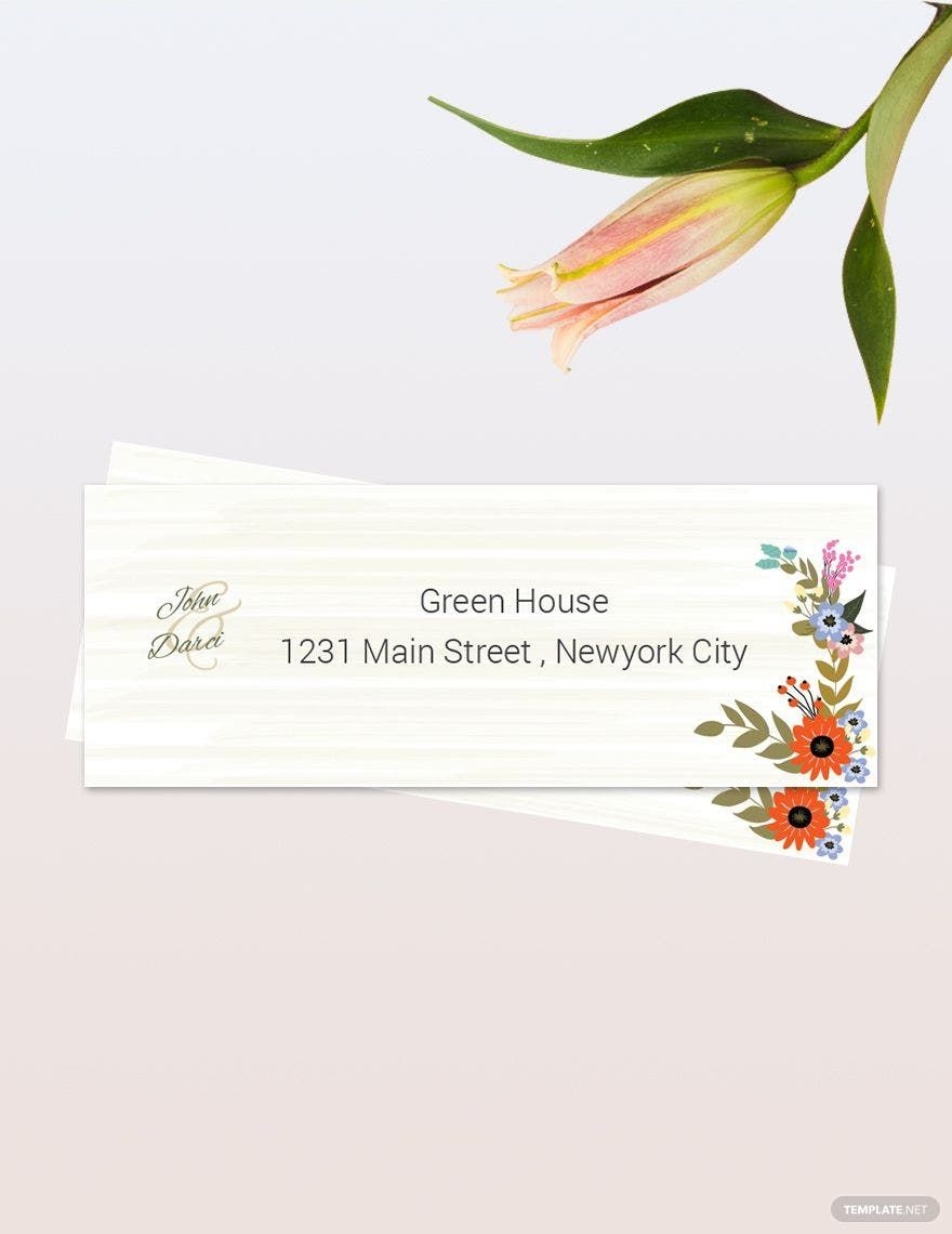Free Printable Wedding Address Labels